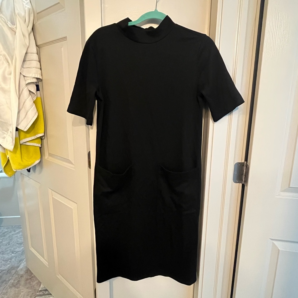 Zara black t-shirt dress.